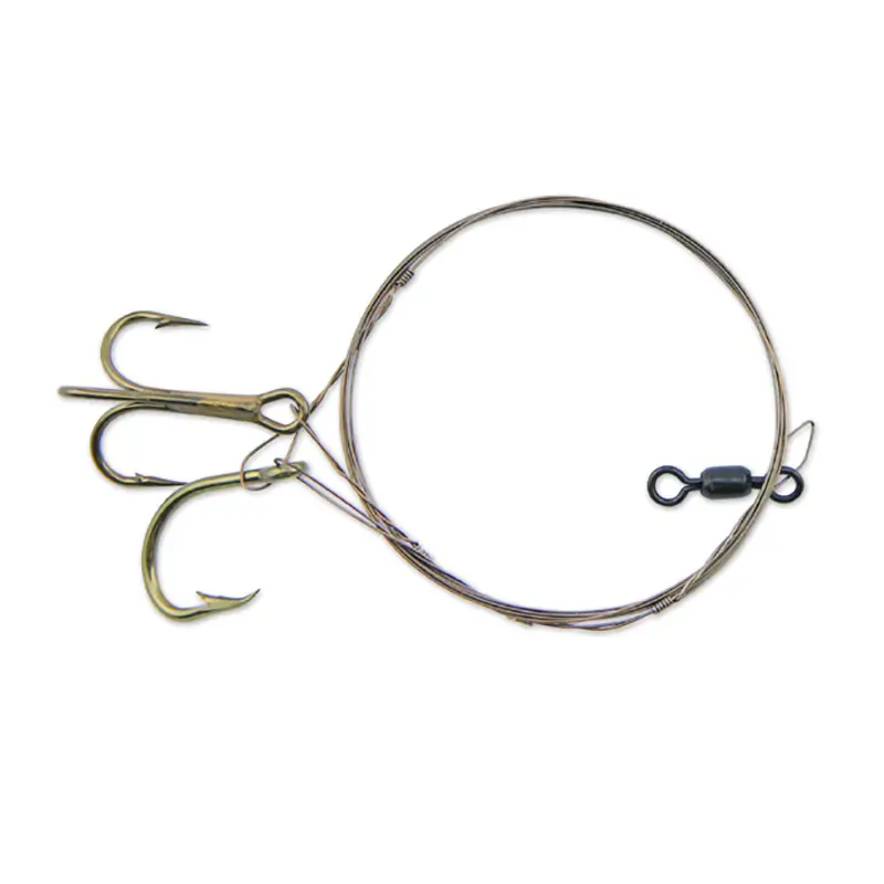 AFW LIVE BAIT RIG 1/0 SNGL 4 TREBLE 3ft W