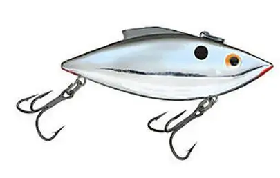 BILL LEWIS MAG RAT-L-TRAP 3/4oz CHROME/BLK BK
