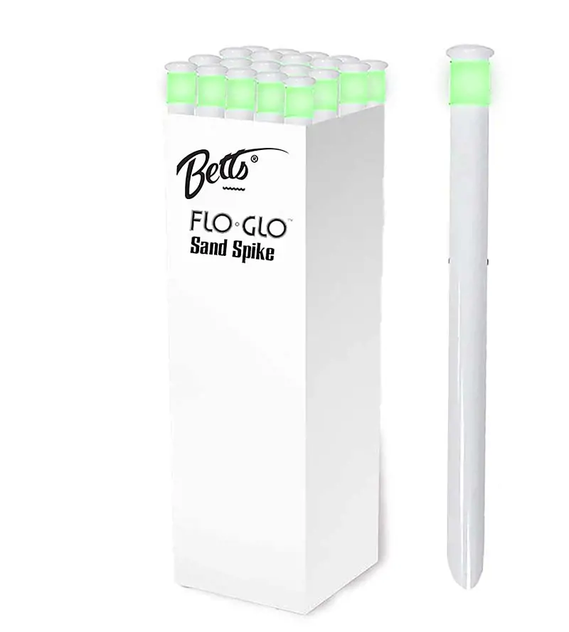 BETTS FLO-GLO SAND SPIKE 36in GLOW 25/Pk