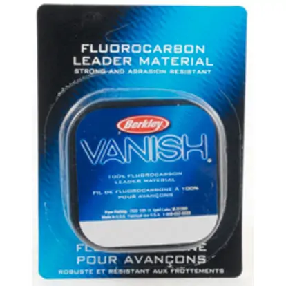 BERKLEY Vanish Lenza Da Pesca In Fluorocarbonio 100% – Invisibile In Acqua, Diametro 0,30 Mm, Resistenza 5,4 Kg, Lunghezza 1828 M, Per Pesca Diffidente