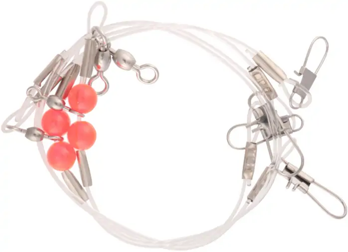 EAGLE CLAW BEADED LEADER 1-DROP MONO 60 2pk