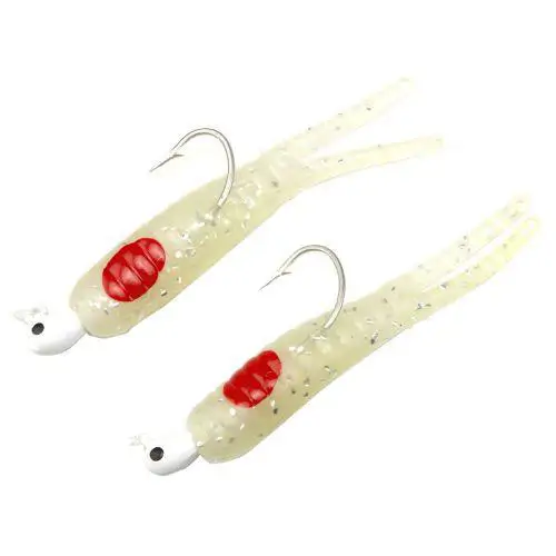 double split tail fishing lure Strike Pro the 4 Double Tail has a streamlined swimming action that kicks and twirls at even the slowest retrieves or subtle hops along the bottom Mister Twister SDT10-1 Mr Split
