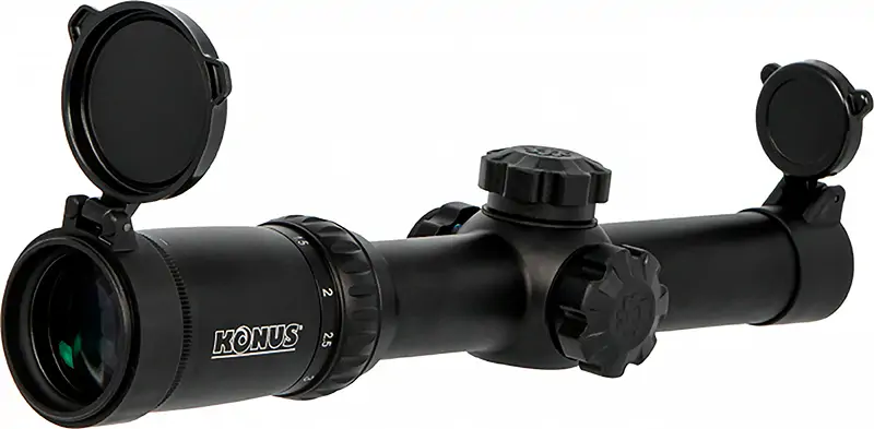 Ottica Da Mira Konuspro M30 1-4x24 – Reticolo Illuminato Rosso/Blu, Waterproof E Shockproof Per Caccia E Tiro Rapido