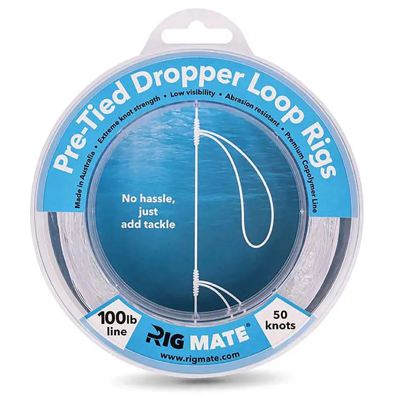 Single Dropper Loop Rig RIG MATE PRE-TIED DROPPER LOOP RIG CLEAR 100lb